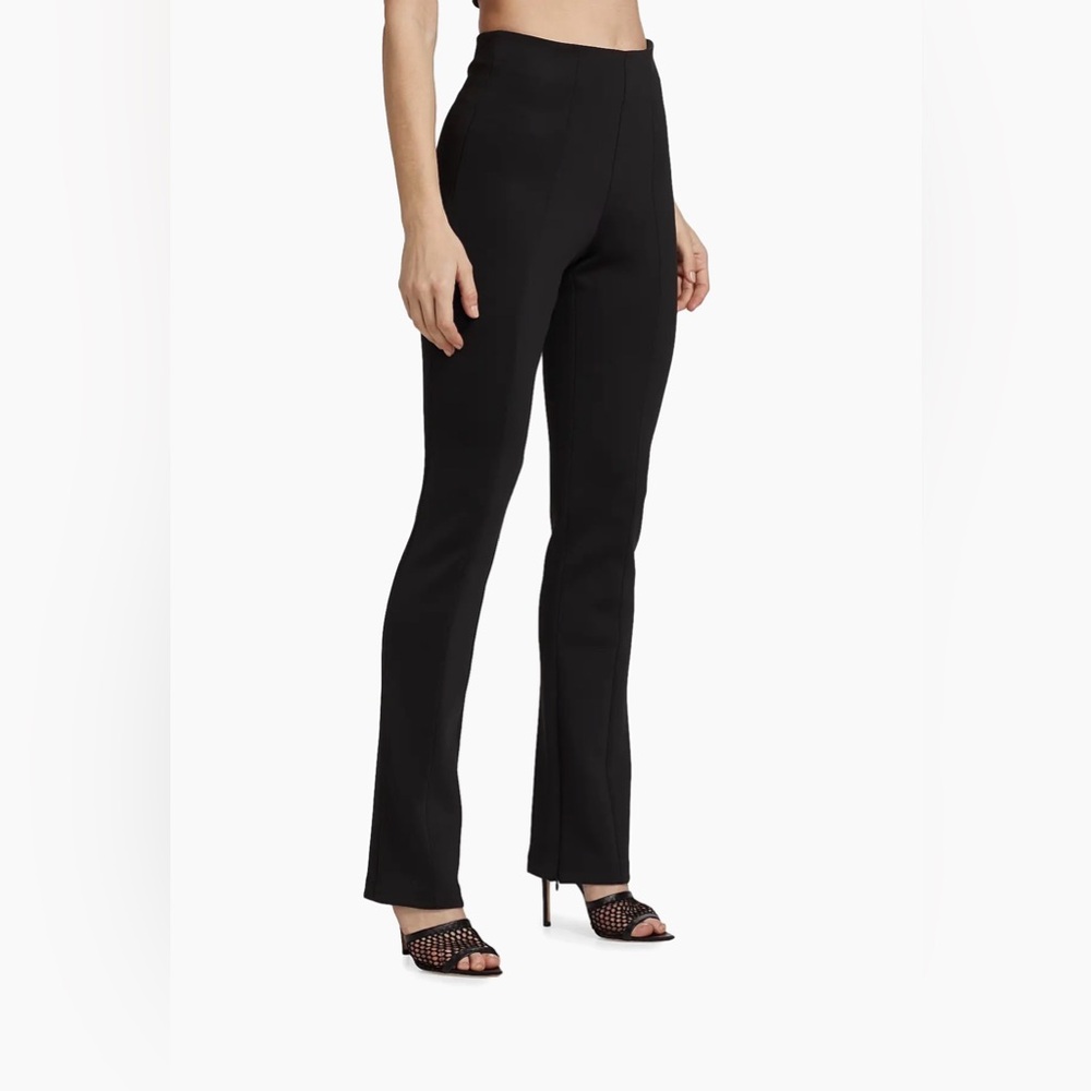 Good American Good Waist Flare Scuba Pants - Picture 3 of 10